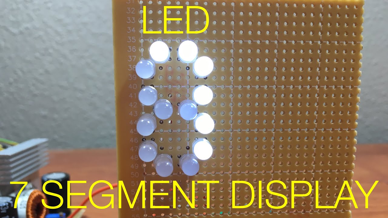 7 segment led display